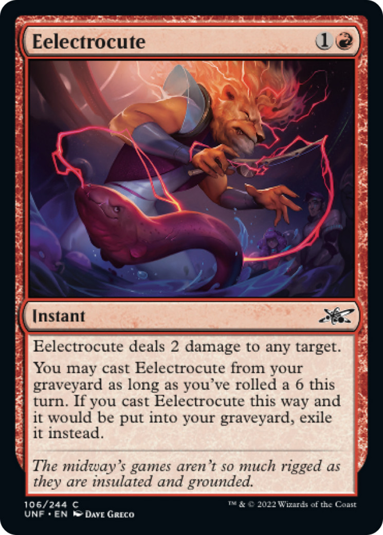 EELECTROCUTE x4 mtg NM-M Unfinity 4 Common