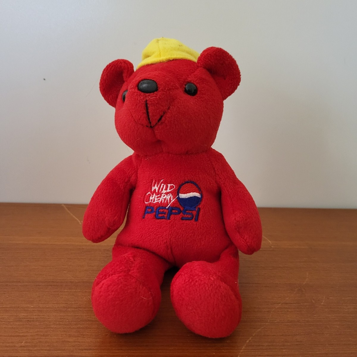 レア　Toy Box ペプシ　PEPSI　ペプシコーラ　ぬいぐるみ　犬 Limited Edition Pepsi-Cola Bear #1 Wild Cherry Pepsi Minor Wearing