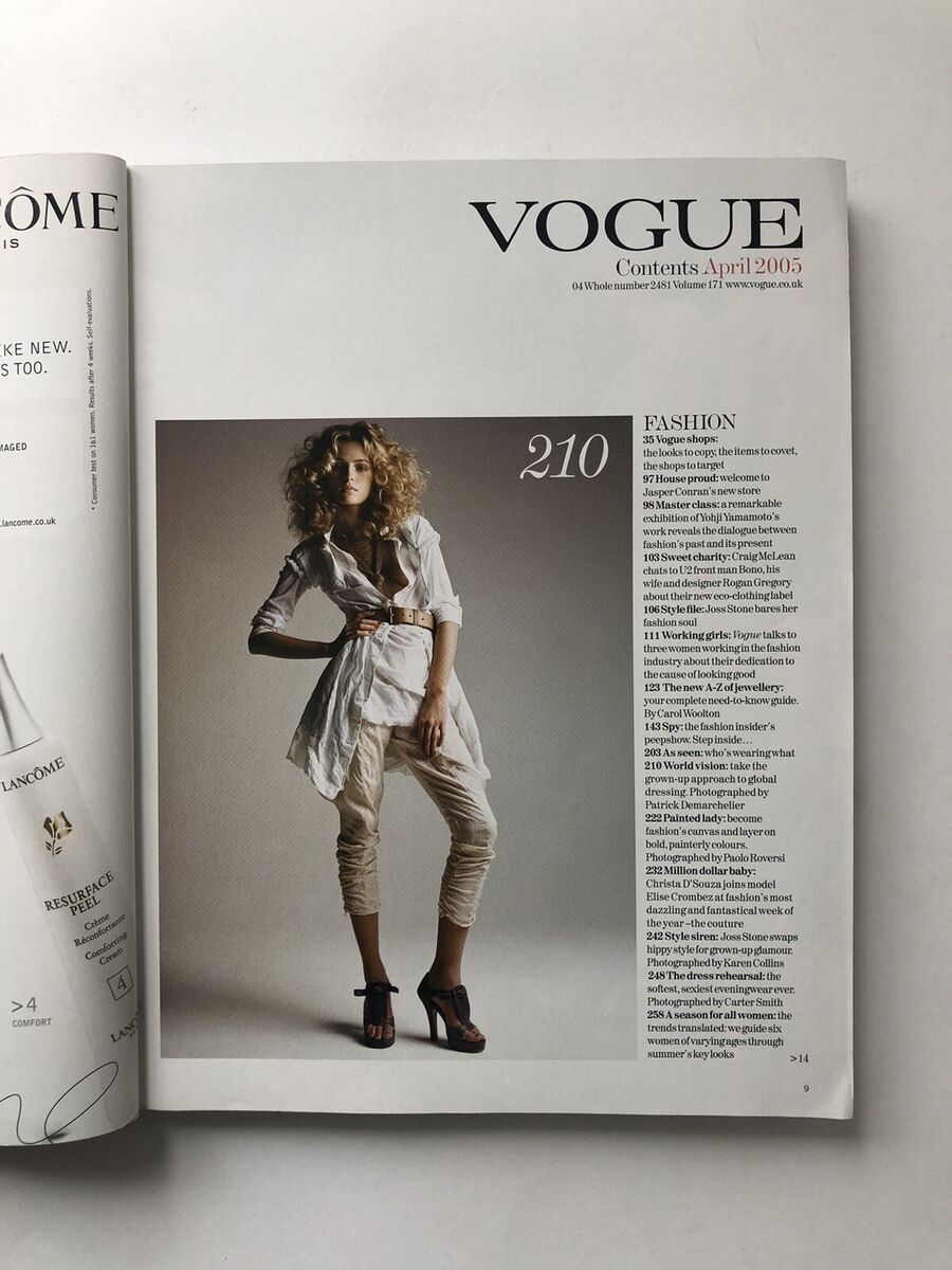 British Vogue April 2005 Gisele Bundchen by Patrick British Vogue April 2005 Gisele Bundchen by Patrick