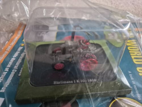 1/43 HACHETTE UNIVERSAL HOBBIES TRACTOR WORLD OF FARMING 1930 HURLIMANN 1 K 10 - Picture 2 of 3