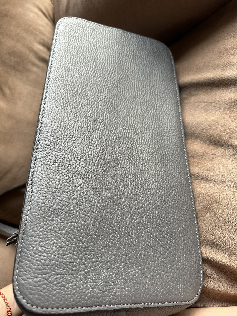 Mario Valentino Soho Rock VA2845 Genuine Leather Tote Grey Mario Valentino Soho Rock VA2845 Genuine Leather Tote Grey