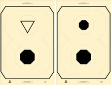 (25 PACK) America's Rifle Practice Target [choice AR-1 or AR-2] -- 22 1/2' x 35"