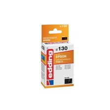 Original Edding Tinte Patrone 130 für Epson T0611 Stylus D68 D88 DX3800 DX3850