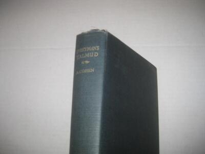 Introduction to the Talmud Everyman's Talmud by Rabbi A. COHEN book
