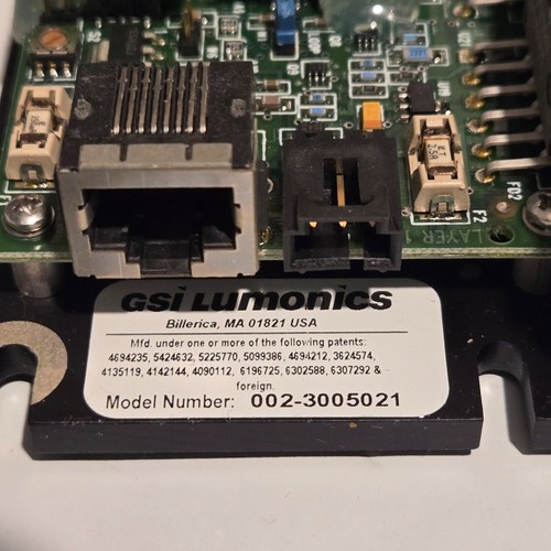 GSI Lumonics 000-3008549 Galvanometer / 002-3005021 Driver Control Module - Picture 9 of 17