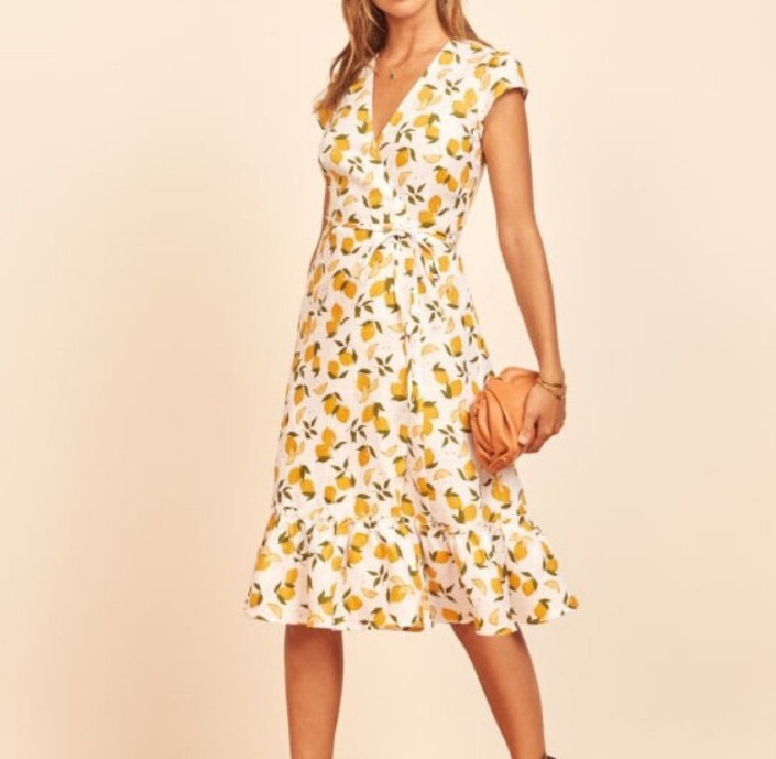 Reformation Lemon Linen Dress 6 | eBay Reformation Lemon Linen Dress 6 | eBay