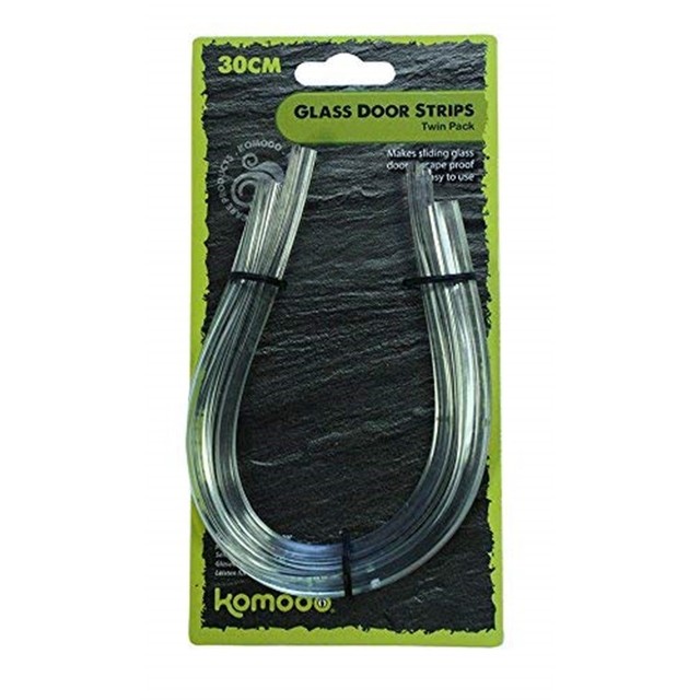 Komodo 30cm Vivarium Glass Door Strips Twin Pack Glass Door Strip 30cm Twin Pack