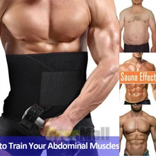 Men Waist Corset Trainer Sauna Sweat for Weight Loss Body Shaper Slimmer Belts