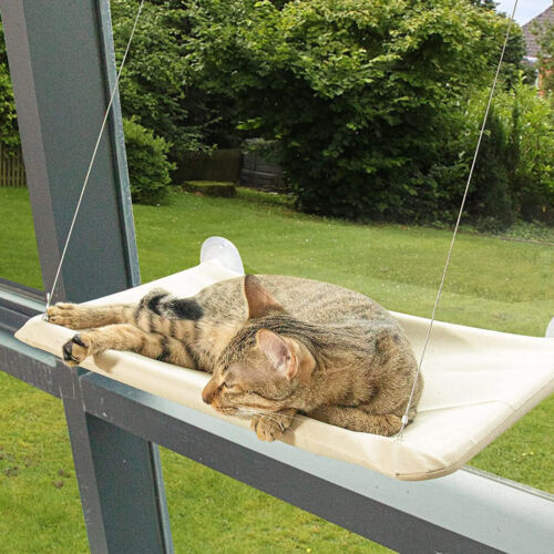 Cat Hammock Window Bed Perch Cat Safety Sunny Bed Sturdy Window Mounted Cat Seat - Picture 3 of 12