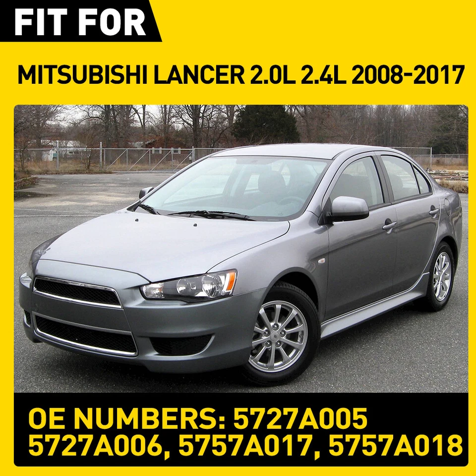 4x Window Seal Belt Weather Strips Set Weatherstrip For Mitsubishi Lancer 08-17 - image 2 of 4