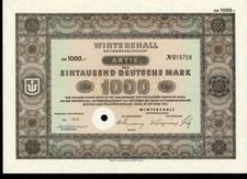 Aktie: Wintershall AG, 1000 DM, 1951 (425)