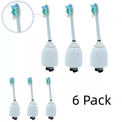 6X Toothbrush Replacement Compatible with/fit for Sonic E-series HX7001
