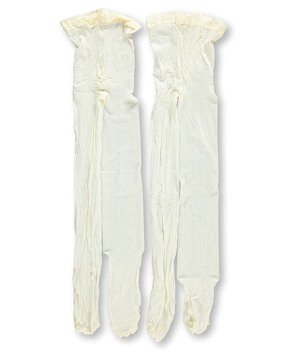 Girls Cookies Uniform Girls Opaque Tights 2 PAIR PACK Size 16-18 White - Picture 4 of 7