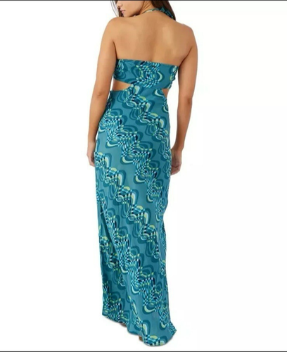 Abito donna viola maxi XL nuovo con etichette O'Neill taglio spiaggia prezzo consigliato $75 - Foto 2 di 8