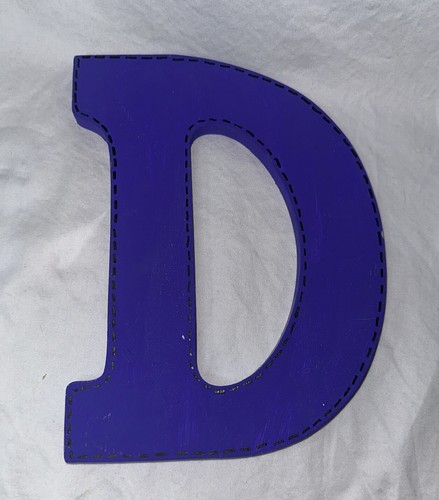 Wooden Letter “D” paintable