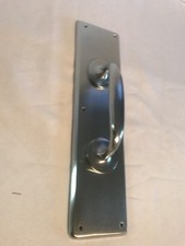 COMMERCIAL DOOR PULL PLATE STAINLESS STEEL 3 1/2" X  14"