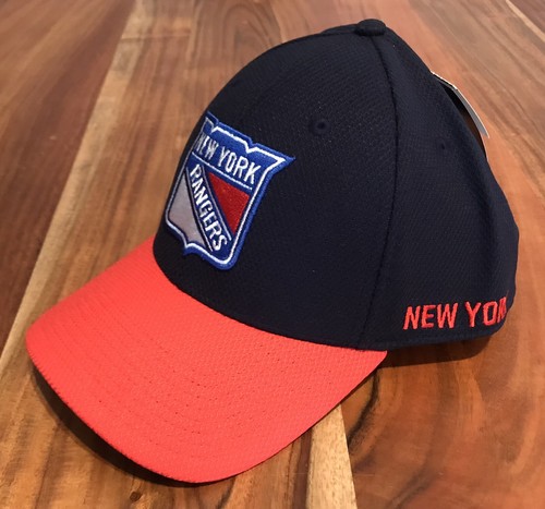 New York Rangers Adidas FlexFit Hat, L 