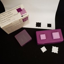 Creative Memories Fancy Square Maker Punch 1 1/8" and 7/8" Scallop Squares