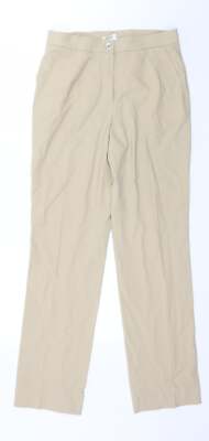 Marc Cain Damen Hose Beige Wollmischung Größe W32 L33
