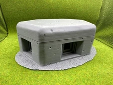 28mm Bunker Gun Emplacement Tabletop Wargame 3D Print Eskice Miniatures
