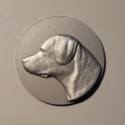 Emblem für Pokal Oberrotweiler, Silber, 5 cm
