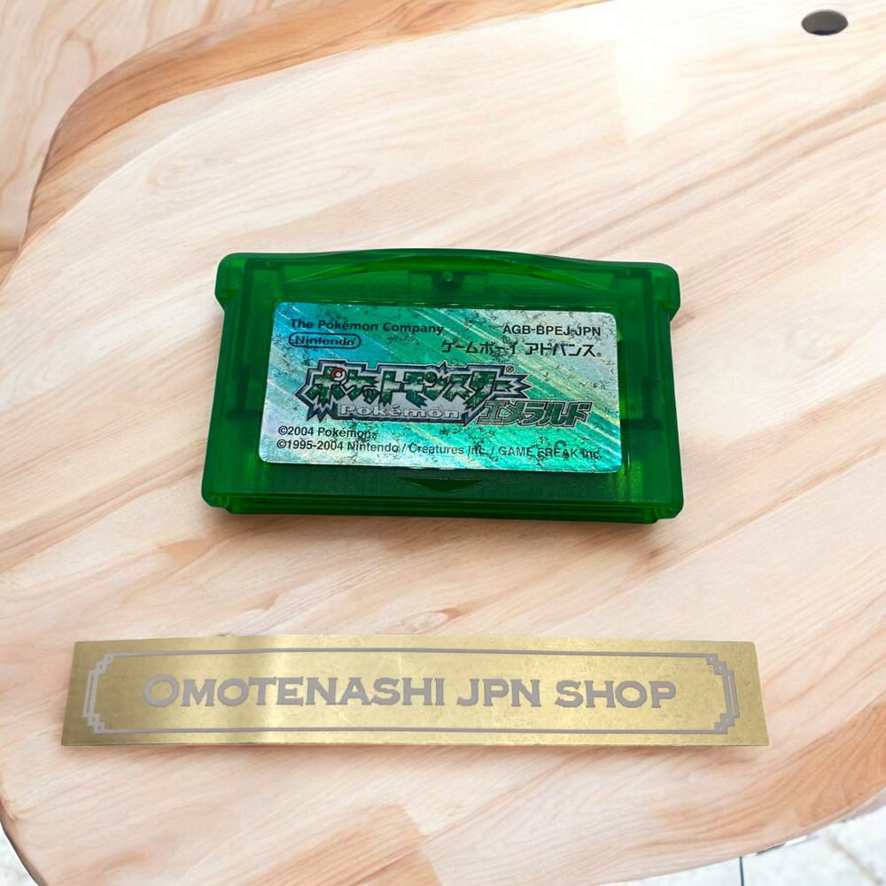 Nintendo Pokemon Emerald Version Gameboy Advance JAPANESE game GBA Used Working