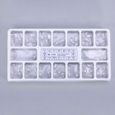 64 Pcs Dental Adult Transparent Crown Anterior Matrices Matrix TOR