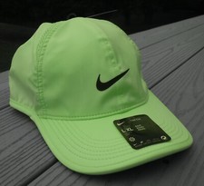 NWT NIKE Dri-Fit Club Featherlight Tennis/Running Adult Adj Hat-L/XL GREEN