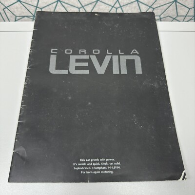 Toyota Corolla Levin 1991 Brochure Japanese JDM AE101