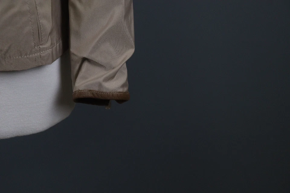 Chaqueta Belstaff Gold Label Cremallera Completa Cuero Interior Bolsillos Marrón Talla 46 Foto 4 de 4