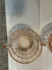 DEPRESSION TEA CUPS Pink Jeanette LOT OF 3 VINTAGE MUST HAVE