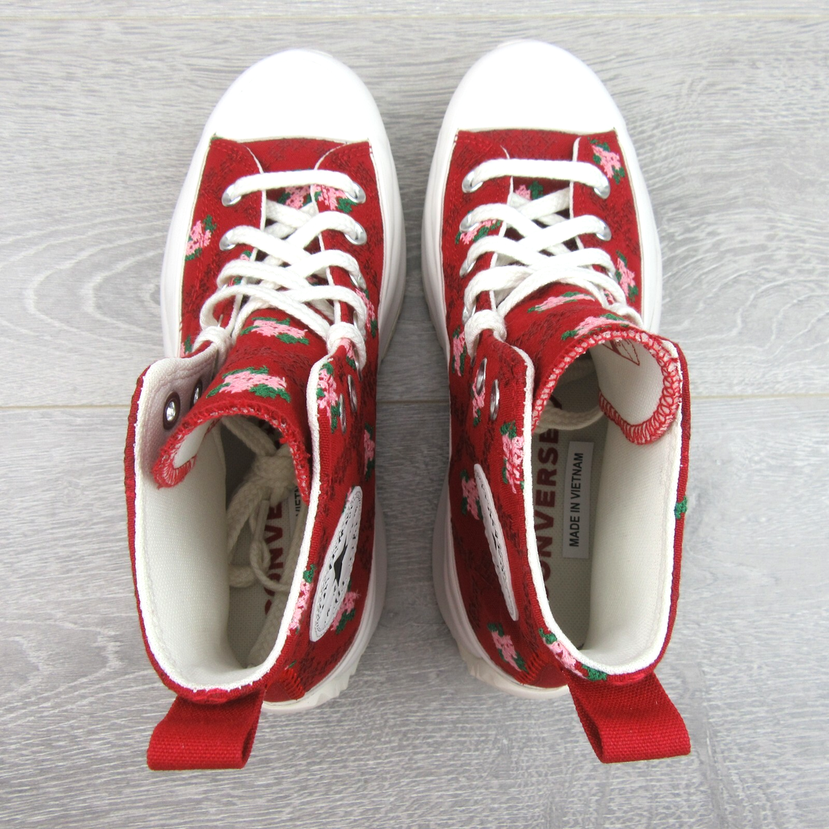 CONVERSE Run Star Hike Hi Platform Rose Cross Stitch Size 7 Women’s A14885C ❤️CONVERSE Run Star Hike Hi Platform Rose | Mercari main image 3
