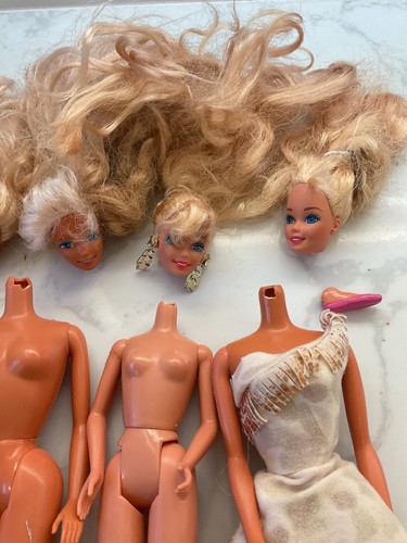 Barbie bambola vintage collezione ricambi con teste e corpi biondi - Foto 3 di 4