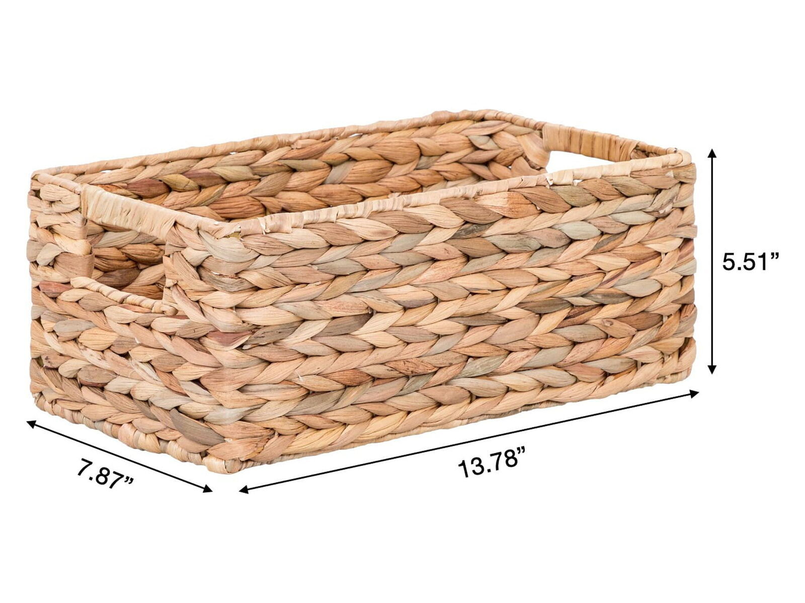 Better Homes & Gardens 3-Piece Woven Natural Water Hyacinth Storage Basket Set