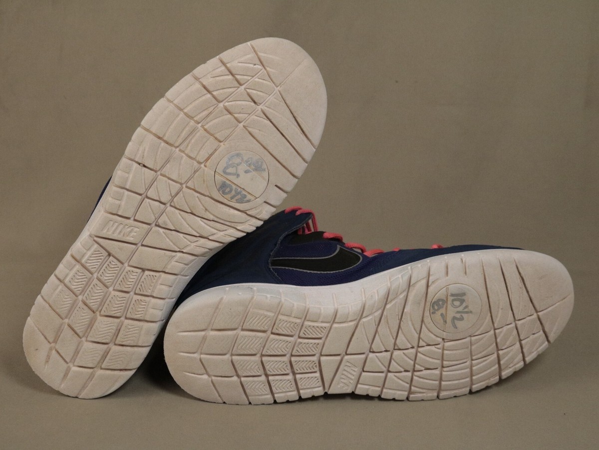 Nike Dunk Free High 2013 Shoes 599466-401 Dark Blue/Neon