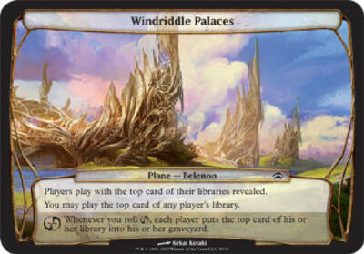 WINDRIDDLE PALACES (OVERSIZE) Planechase 2012 MTG Magic Cards