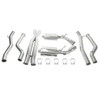 Dual 4" Tip Exhaust Muffler System For 10-15 Chevy Camaro SS/ZL1 6.2L V8