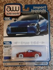 AUTO WORLD IMPORT LEGENDS PREMIUM R3 VERSION A 2023 NISSAN Z ULTRA RED CHASE   