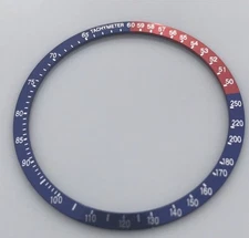 Seiko 6139-6002 6000 6005 6007 6009, Yellow Chrono PEPSI Bezel Blue/red Insert