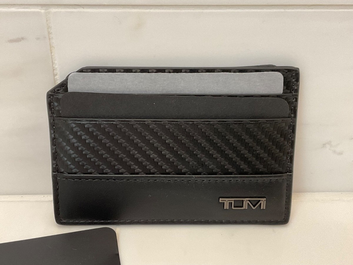 Fold Wallet Tumi Front Pocket Wallet NEW Tumi Leather Slim Card