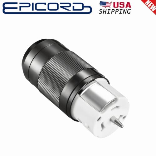 Twist Locking Generator Connector Female Power Cord Plug 50A Heavy Duty USA
