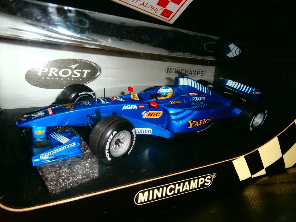 1/18 Minichamps F1 GP Prost Peugeot 2000 N. HEIDFELD SHOWCAR RARE LTD 996 PIECES - Image 4 of 4