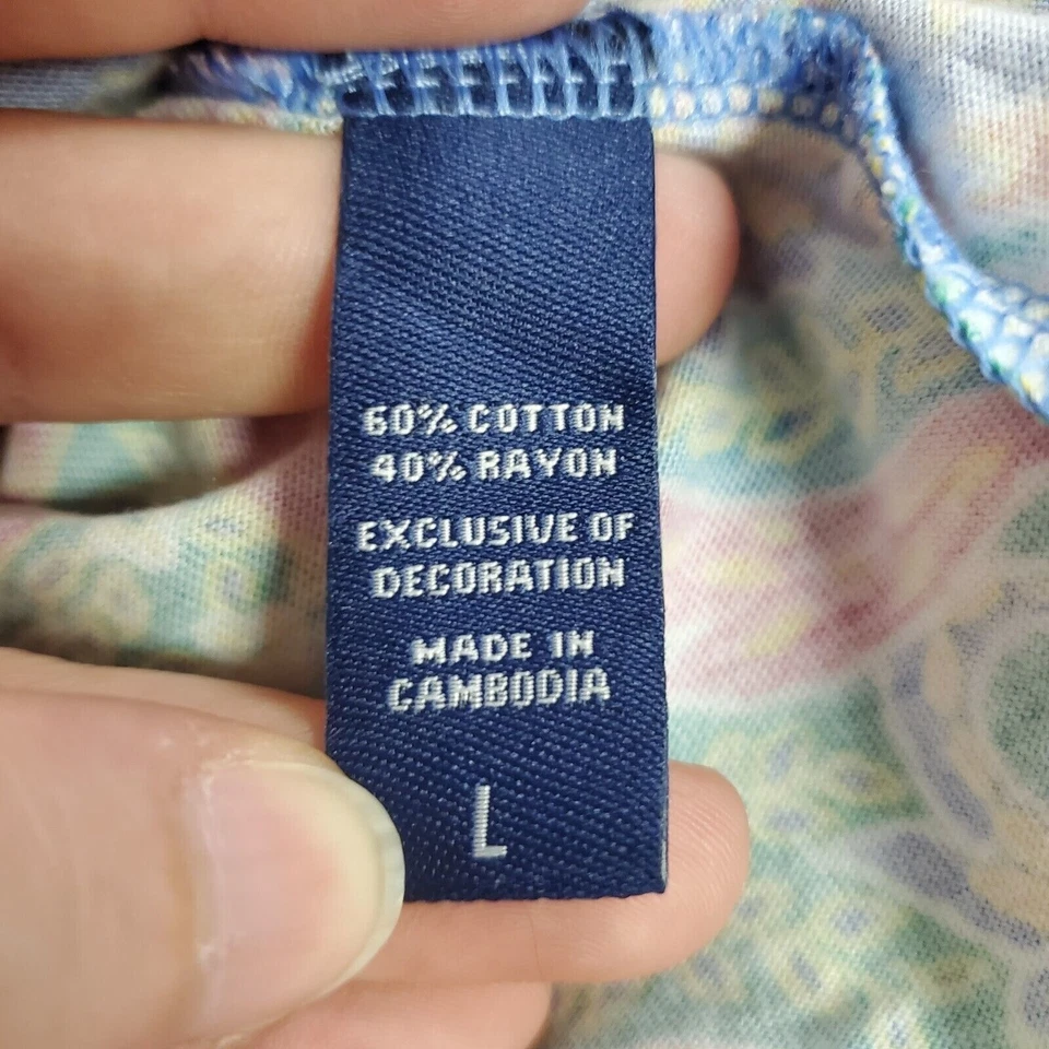 Maxi Vestido Chaps Mujer Paisley Talla L Pastel Sin Mangas Boho Festival Artístico Foto 4 de 4