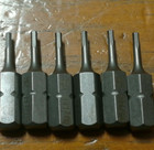 select type quantity CRV-MO Allen Hex Screwdriver Bits inch and metric