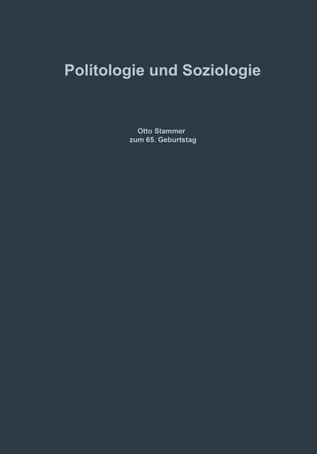 Thumbnail - Politologie Und Soziologie | Buch | 9783663009306