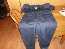 Berne Workwear Mens Unlined Short Sleeve Poplin Coveralls Blue Size 2XL