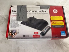 GE Smart Digital Converter Box Model 22729 with Remote - No Cables