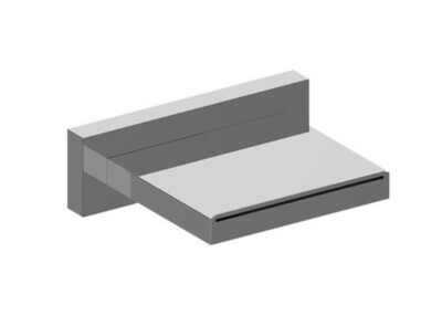 Graff G-8577-PC Aqua Sense 5-7/8  Cascade Tub Spout Wall Mounted Polished Chrome