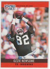 1990 Pro Set - #75 Ozzie Newsome (ERROR : Born Little Rock, AR)