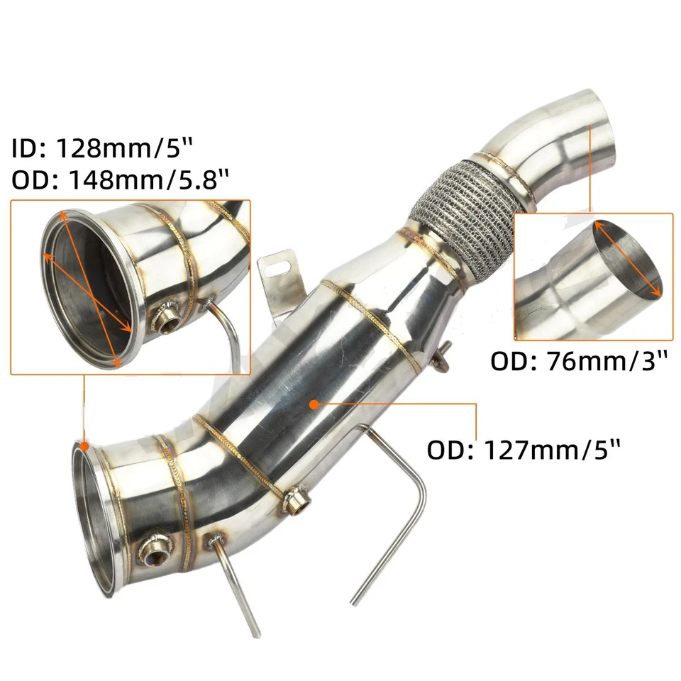 Automobile exhaust manifold is suitable For BMW B58 Gen3 3.0T F20 G20 340i 440i Foto 3 de 4